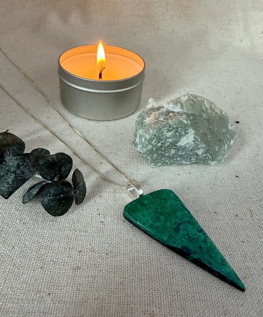 Chrysocolla Pendant Necklace
